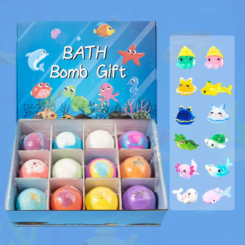12-Piece Bath Bomb Gift Set for Kids - My Good Buys - 12-Piece Bath Bomb Gift Set for Kids