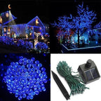 17-Meter String of 100 Led Solar-Powered Fairy Lights - My Good Buys - 17-Meter String of 100 Led Solar-Powered Fairy Lights