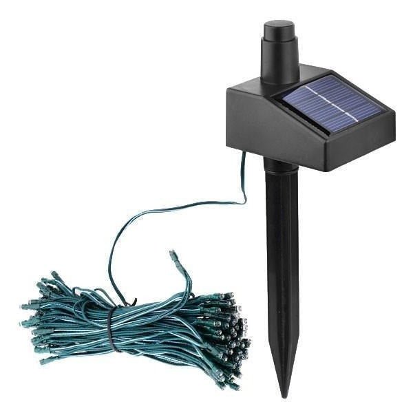 17-Meter String of 100 Led Solar-Powered Fairy Lights - My Good Buys - 17-Meter String of 100 Led Solar-Powered Fairy Lights