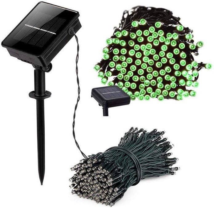 17-Meter String of 100 Led Solar-Powered Fairy Lights - My Good Buys - 17-Meter String of 100 Led Solar-Powered Fairy Lights