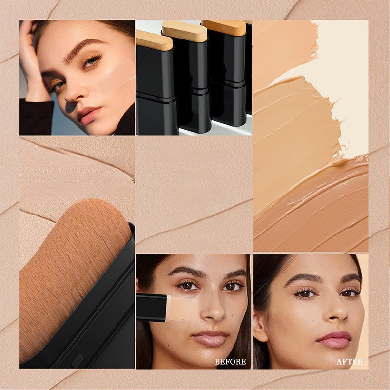 2-in-1 Foundation Stick with Brush - My Good Buys - 2-in-1 Foundation Stick with Brush