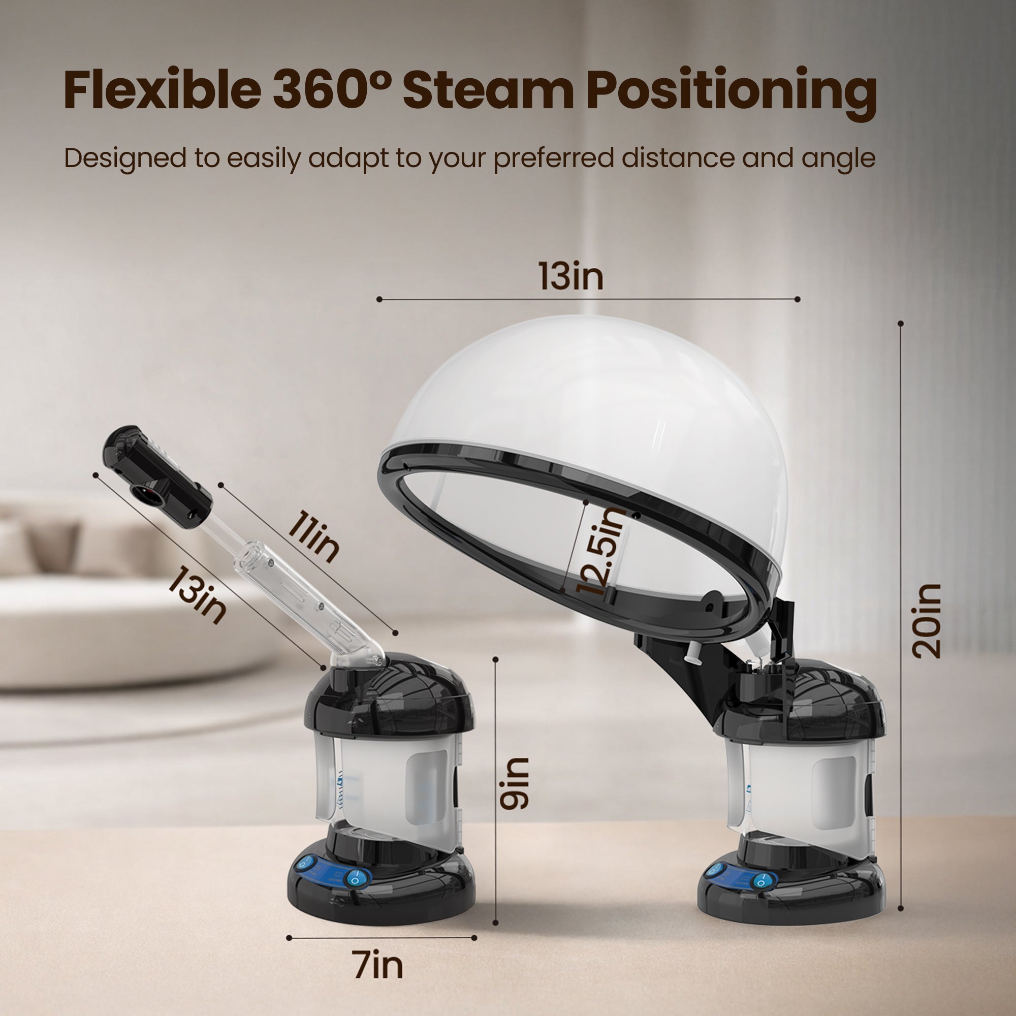 2 in 1 Hair and Facial Steamer - My Good Buys - 2 in 1 Hair and Facial Steamer