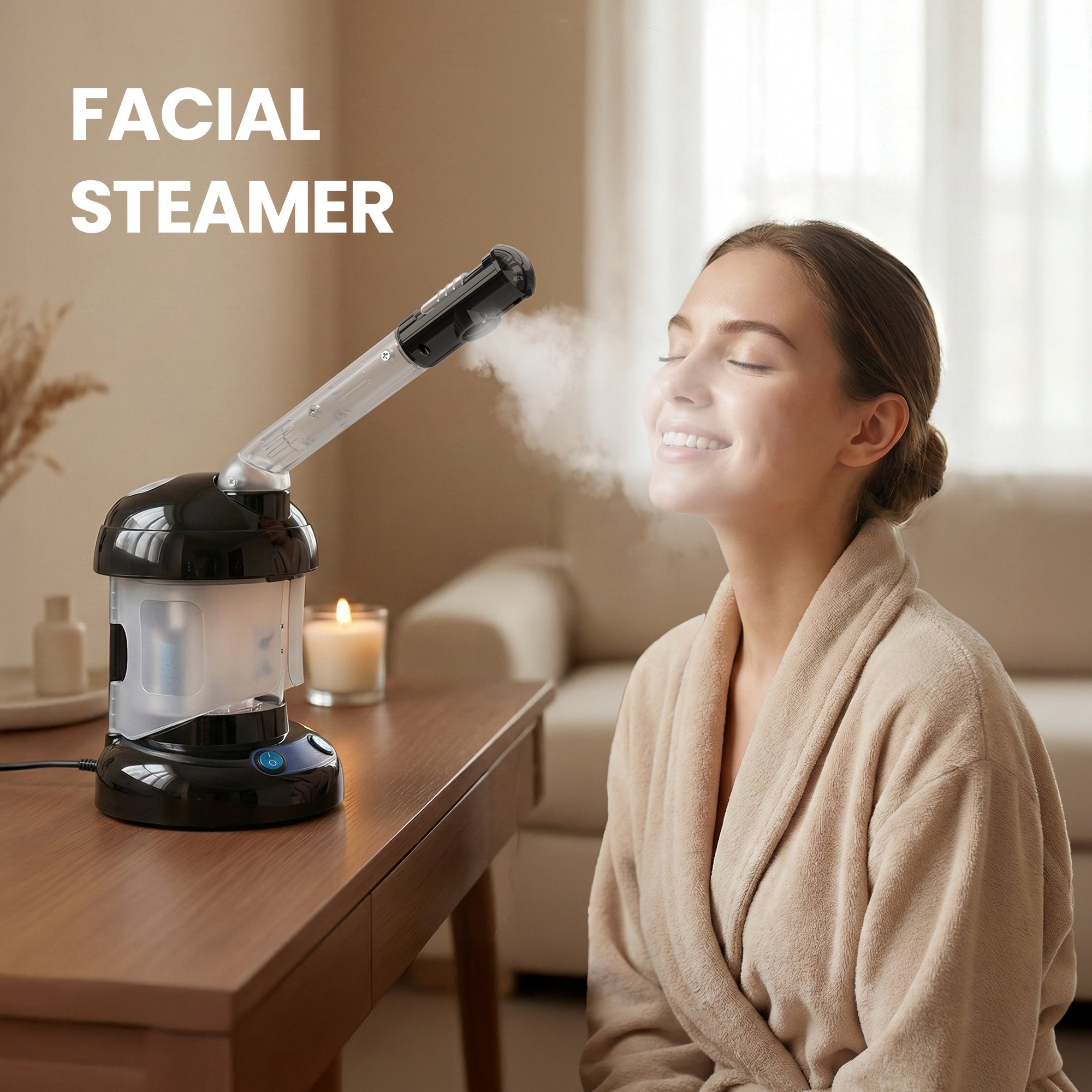 2 in 1 Hair and Facial Steamer - My Good Buys - 2 in 1 Hair and Facial Steamer