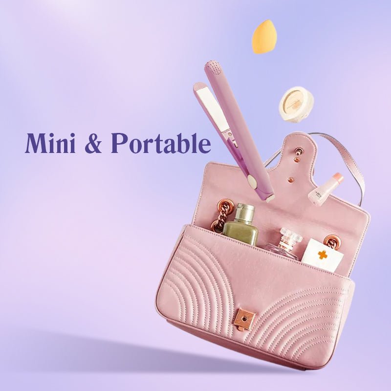 2-in-1 Mini Curling Wand & Flat Iron Hair Straightener - My Good Buys - 2-in-1 Mini Curling Wand & Flat Iron Hair Straightener