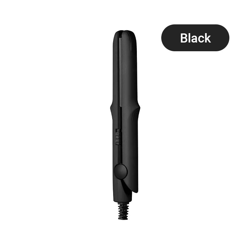 2-in-1 Mini Curling Wand & Flat Iron Hair Straightener - My Good Buys - 2-in-1 Mini Curling Wand & Flat Iron Hair Straightener