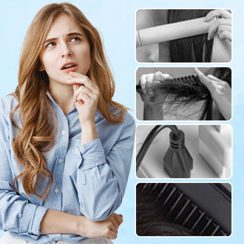 💯2-in-1 Rechargeable Long-lasting Straightening Comb - My Good Buys - 💯2-in-1 Rechargeable Long-lasting Straightening Comb