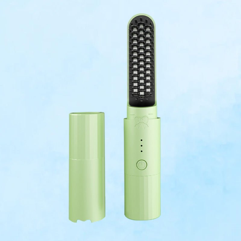 💯2-in-1 Rechargeable Long-lasting Straightening Comb - My Good Buys - 💯2-in-1 Rechargeable Long-lasting Straightening Comb