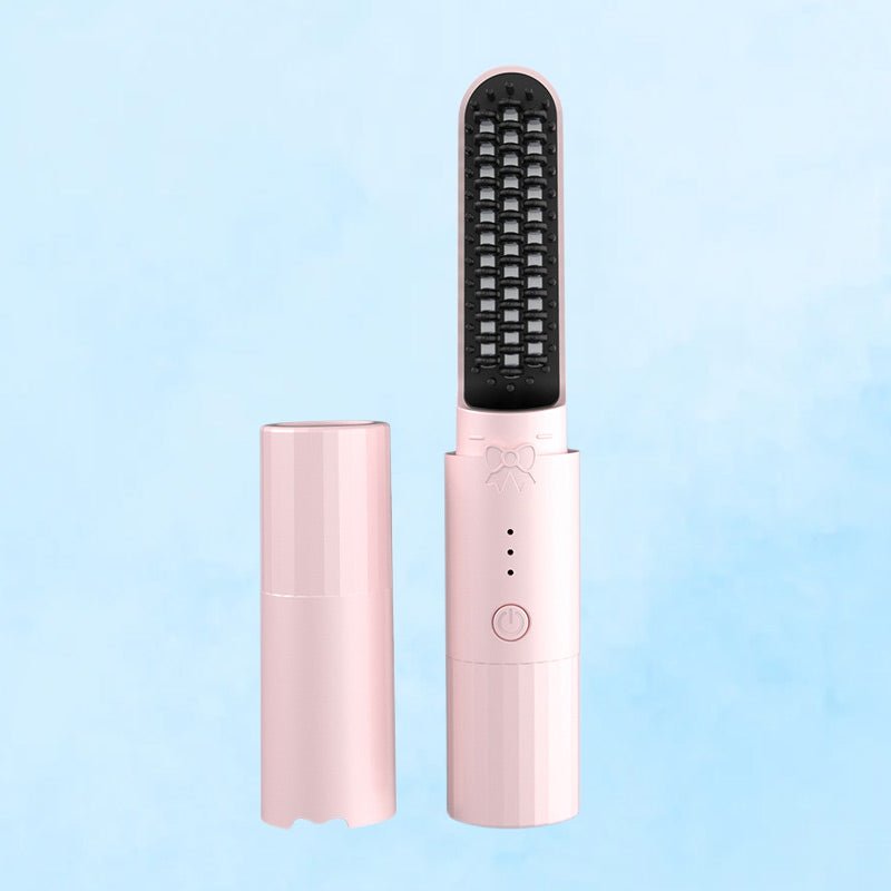 💯2-in-1 Rechargeable Long-lasting Straightening Comb - My Good Buys - 💯2-in-1 Rechargeable Long-lasting Straightening Comb
