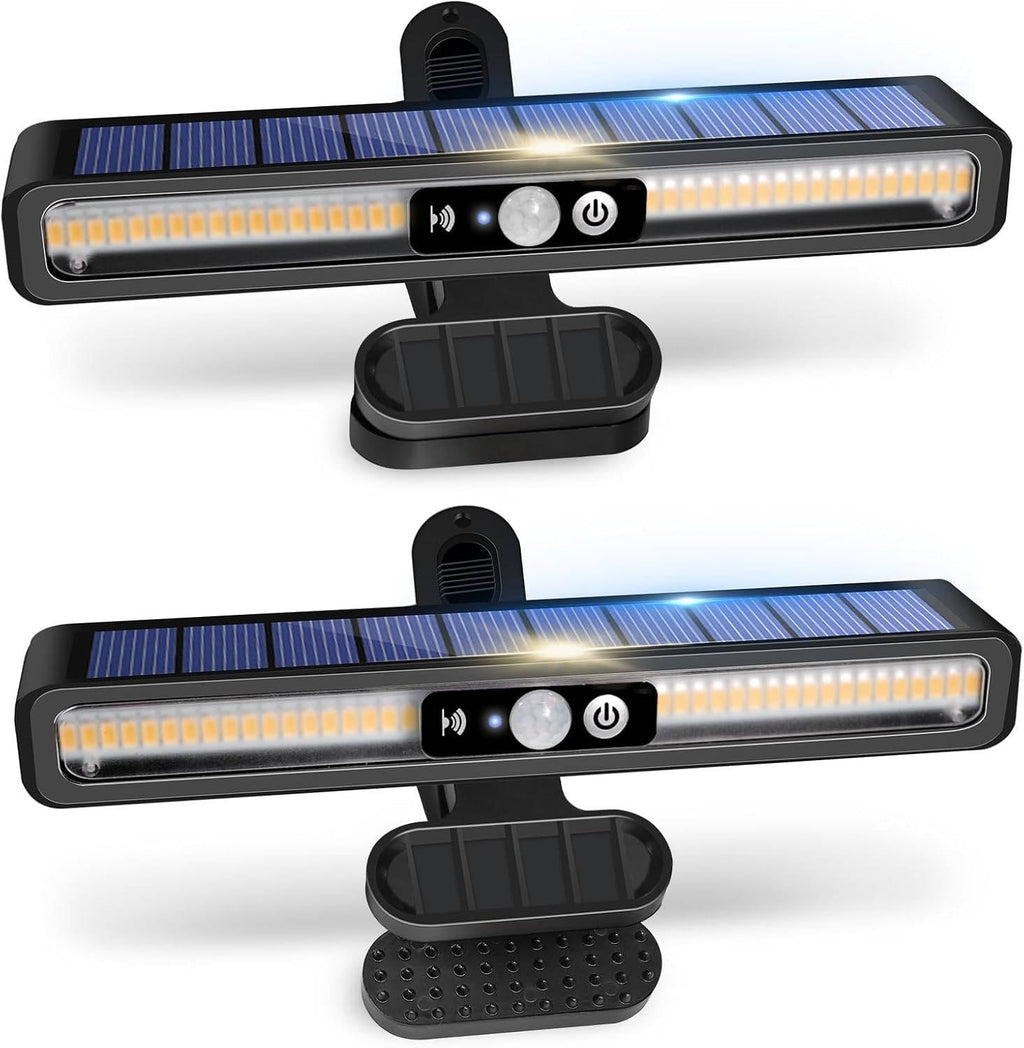 2 Set Portable Solar Fence Lights - My Good Buys - 2 Set Portable Solar Fence Lights