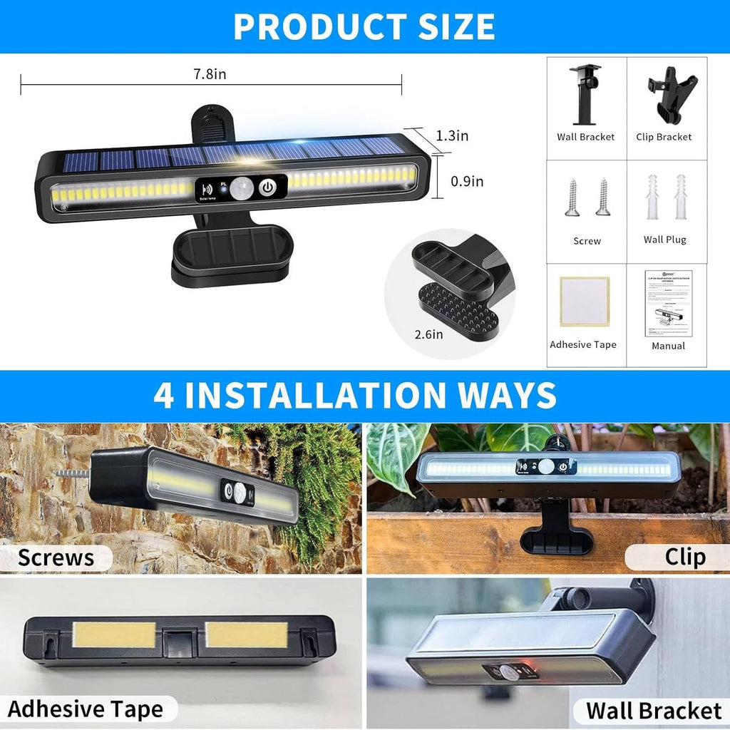 2 Set Portable Solar Fence Lights - My Good Buys - 2 Set Portable Solar Fence Lights