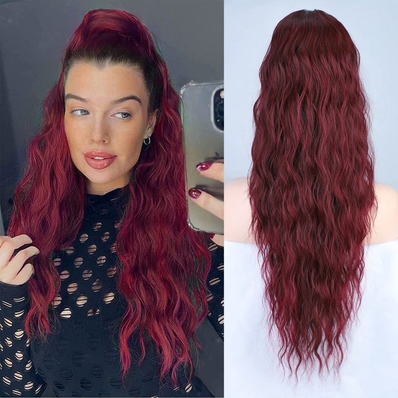 💜2025 NEW IN 💜Curly Wavy Frizzy Hair Extension with Ponytail - My Good Buys - 💜2025 NEW IN 💜Curly Wavy Frizzy Hair Extension with Ponytail