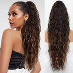 💜2025 NEW IN 💜Curly Wavy Frizzy Hair Extension with Ponytail - My Good Buys - 💜2025 NEW IN 💜Curly Wavy Frizzy Hair Extension with Ponytail