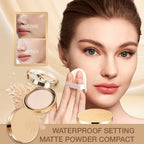 🥳2026 HOT SALE🥳💞50K+ SOLD! 🌸💧Waterproof Setting Matte Powder Compact🦋✅ - My Good Buys - 🥳2026 HOT SALE🥳💞50K+ SOLD! 🌸💧Waterproof Setting Matte Powder Compact🦋✅