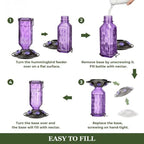24oz Leak Proof Glass Hummingbird Feeder - My Good Buys - 24oz Leak Proof Glass Hummingbird Feeder