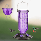 24oz Leak Proof Glass Hummingbird Feeder - My Good Buys - 24oz Leak Proof Glass Hummingbird Feeder