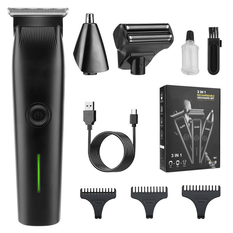 3-in-1 Electric Grooming Kit for Men - My Good Buys - 3-in-1 Electric Grooming Kit for Men