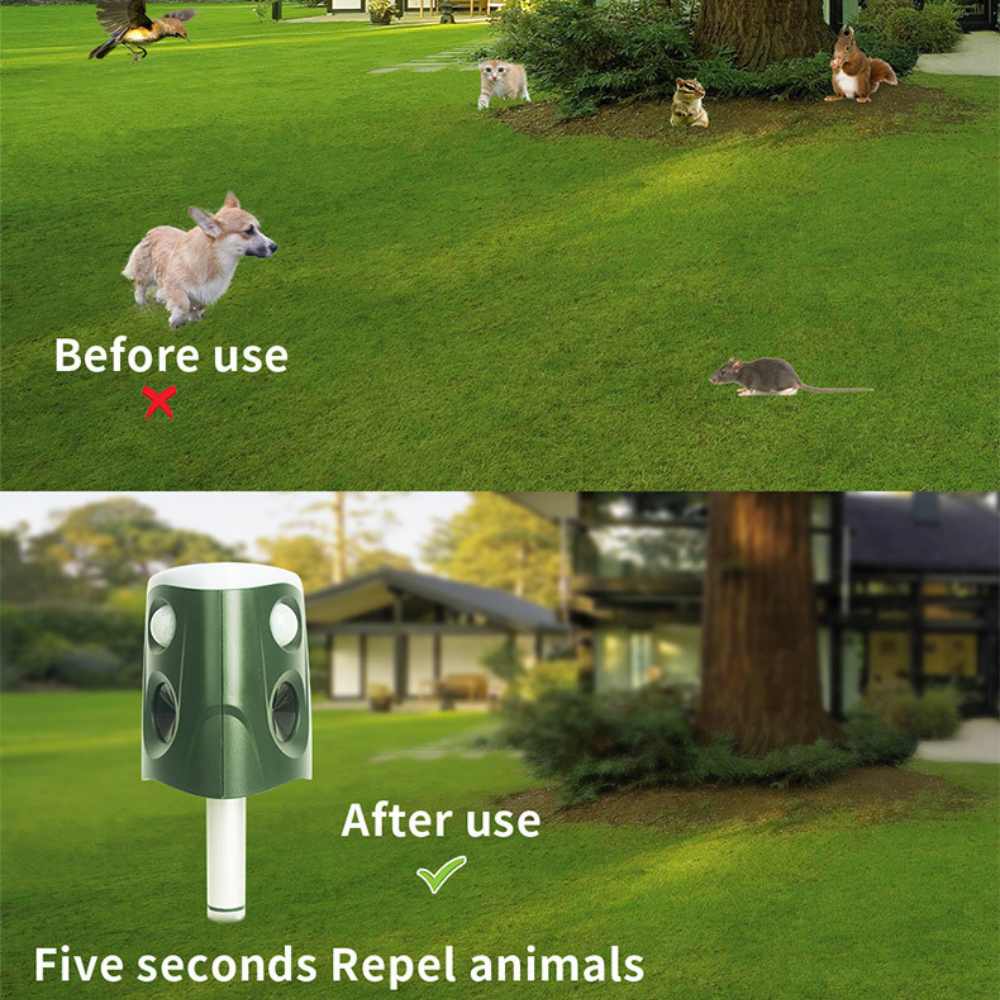 360° Animal Repellent Deterrent 3 in 1 - My Good Buys - 360° Animal Repellent Deterrent 3 in 1