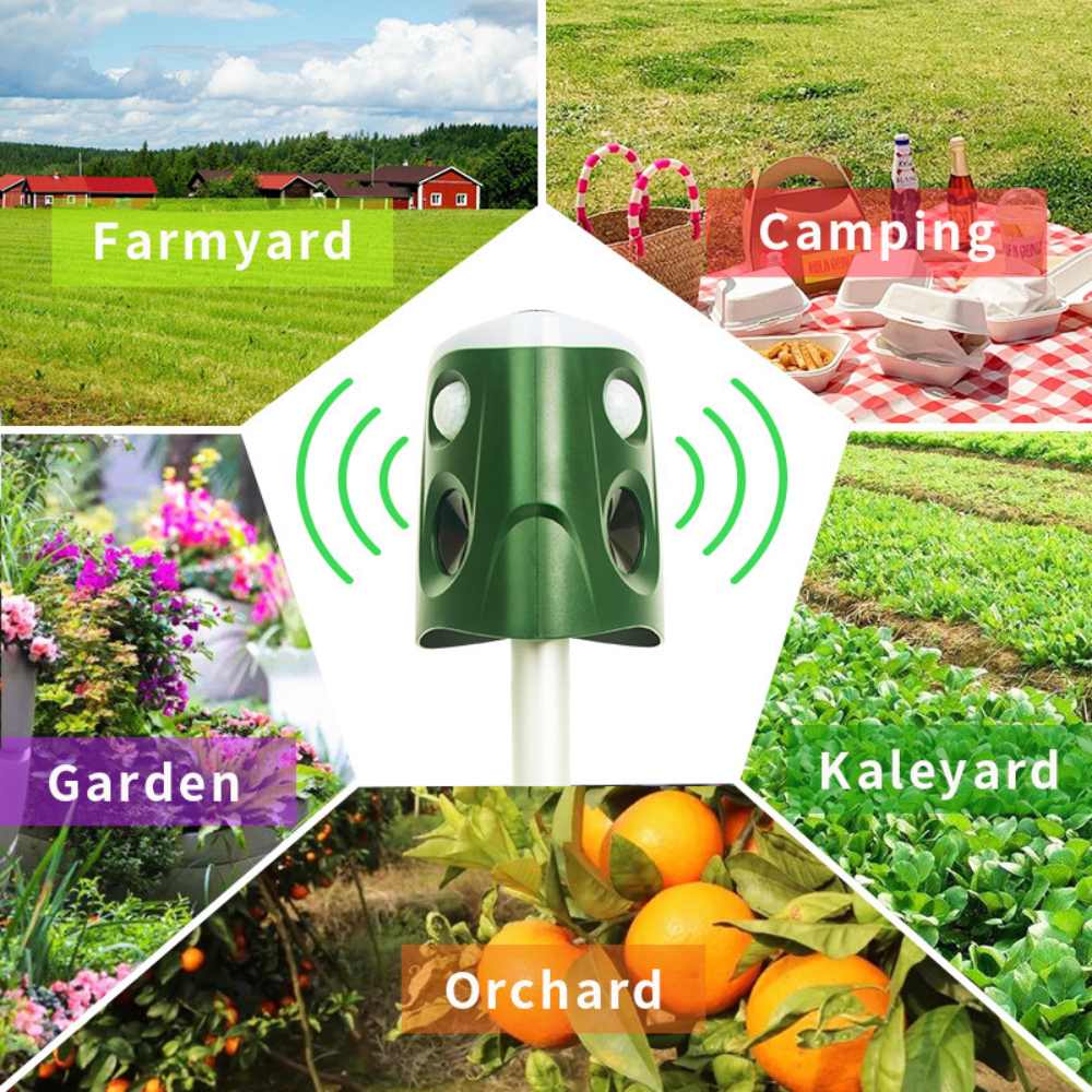360° Animal Repellent Deterrent 3 in 1 - My Good Buys - 360° Animal Repellent Deterrent 3 in 1