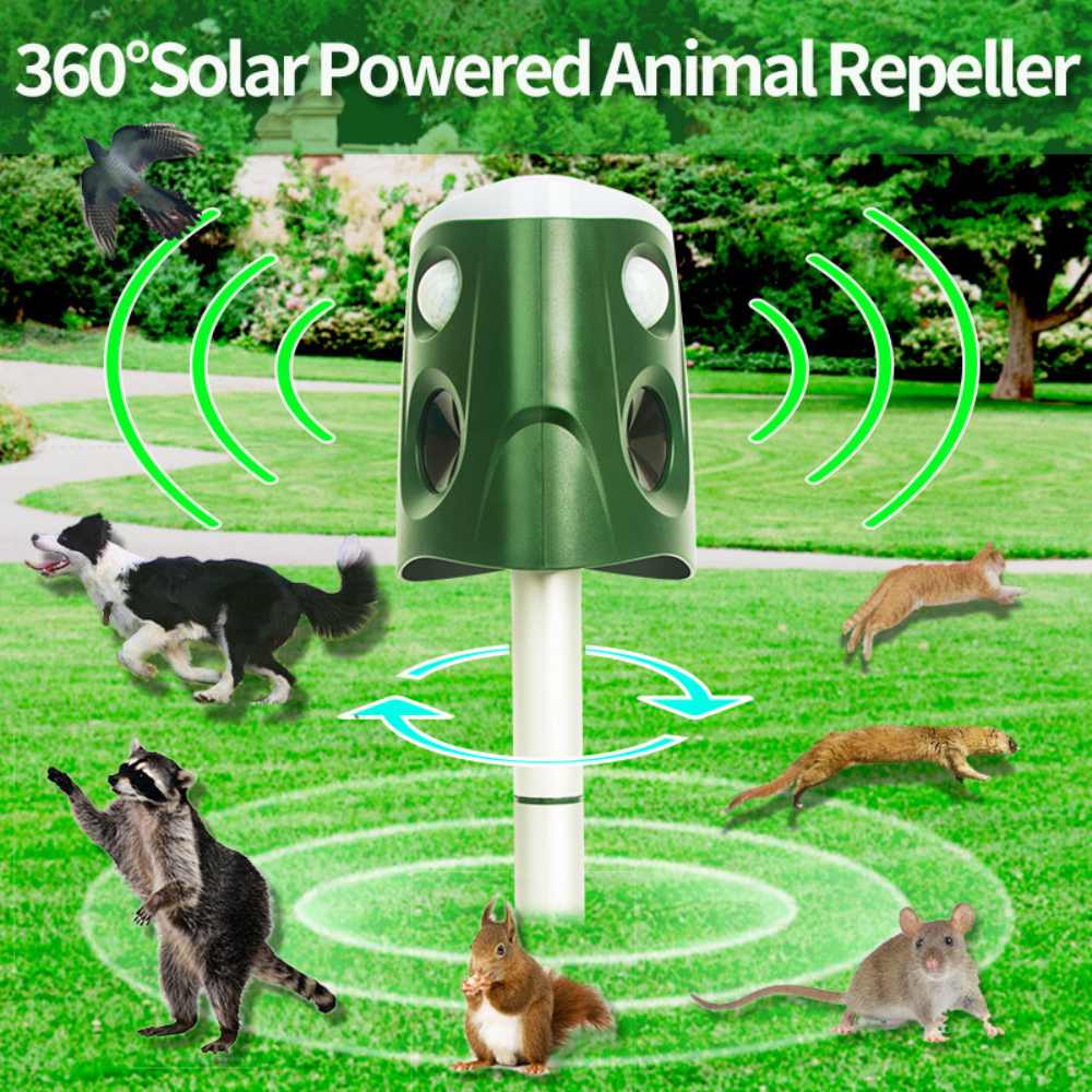 360° Animal Repellent Deterrent 3 in 1 - My Good Buys - 360° Animal Repellent Deterrent 3 in 1