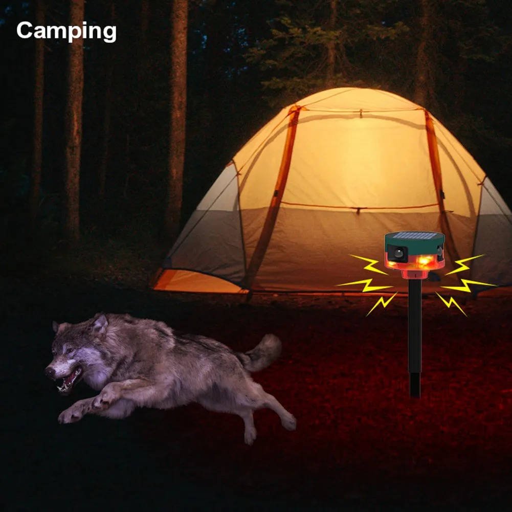 360 Degree Solar Repeller For Pigeon Bird Wild Boar Rabbit Deer - My Good Buys - 360 Degree Solar Repeller For Pigeon Bird Wild Boar Rabbit Deer