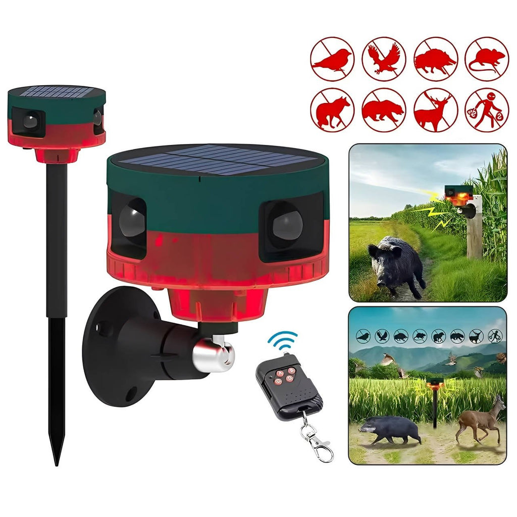 360 Degree Solar Repeller For Pigeon Bird Wild Boar Rabbit Deer - My Good Buys - 360 Degree Solar Repeller For Pigeon Bird Wild Boar Rabbit Deer
