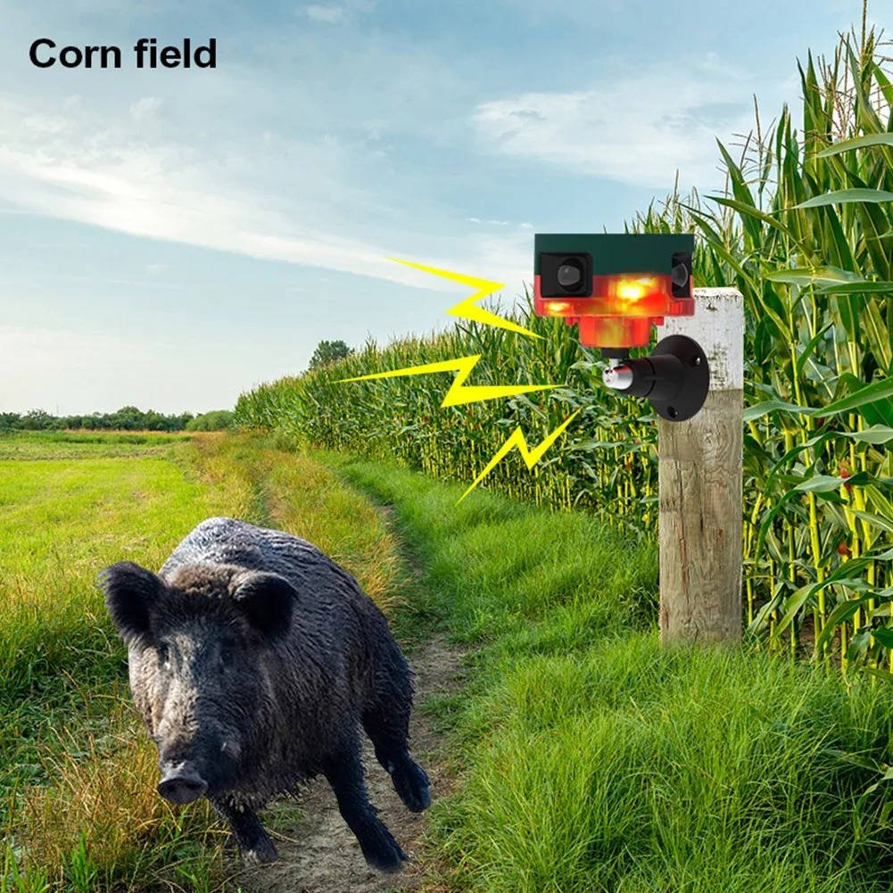 360 Degree Solar Repeller For Pigeon Bird Wild Boar Rabbit Deer - My Good Buys - 360 Degree Solar Repeller For Pigeon Bird Wild Boar Rabbit Deer