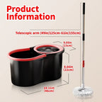 360° Spin Pro Mop & Bucket Set with Wringer - My Good Buys - 360° Spin Pro Mop & Bucket Set with Wringer
