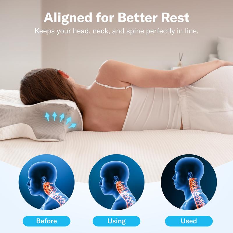 Recovery Pillow – Ergonomic Neck & Head Support Pillow