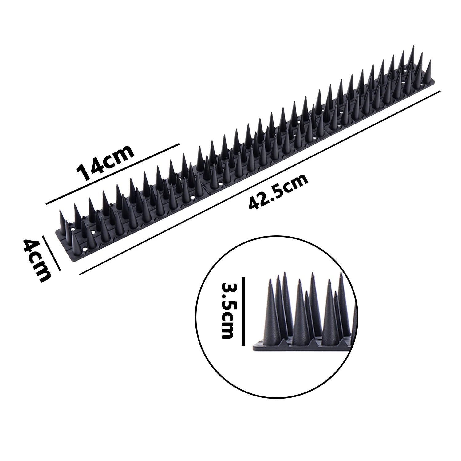 Plastic Bird Repeller Control Spikes