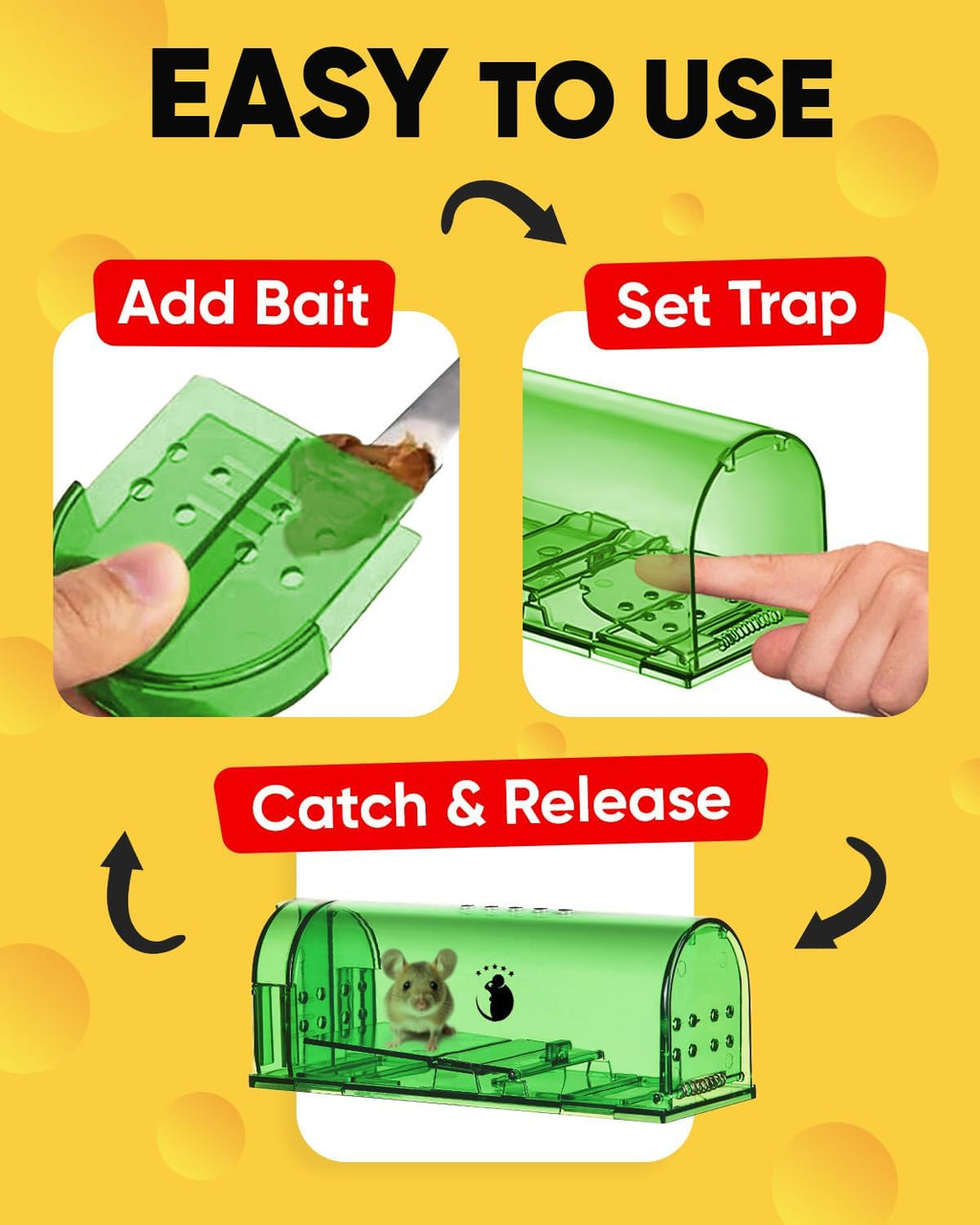 4-Pack Mouse Trap - My Good Buys - 4-Pack Mouse Trap