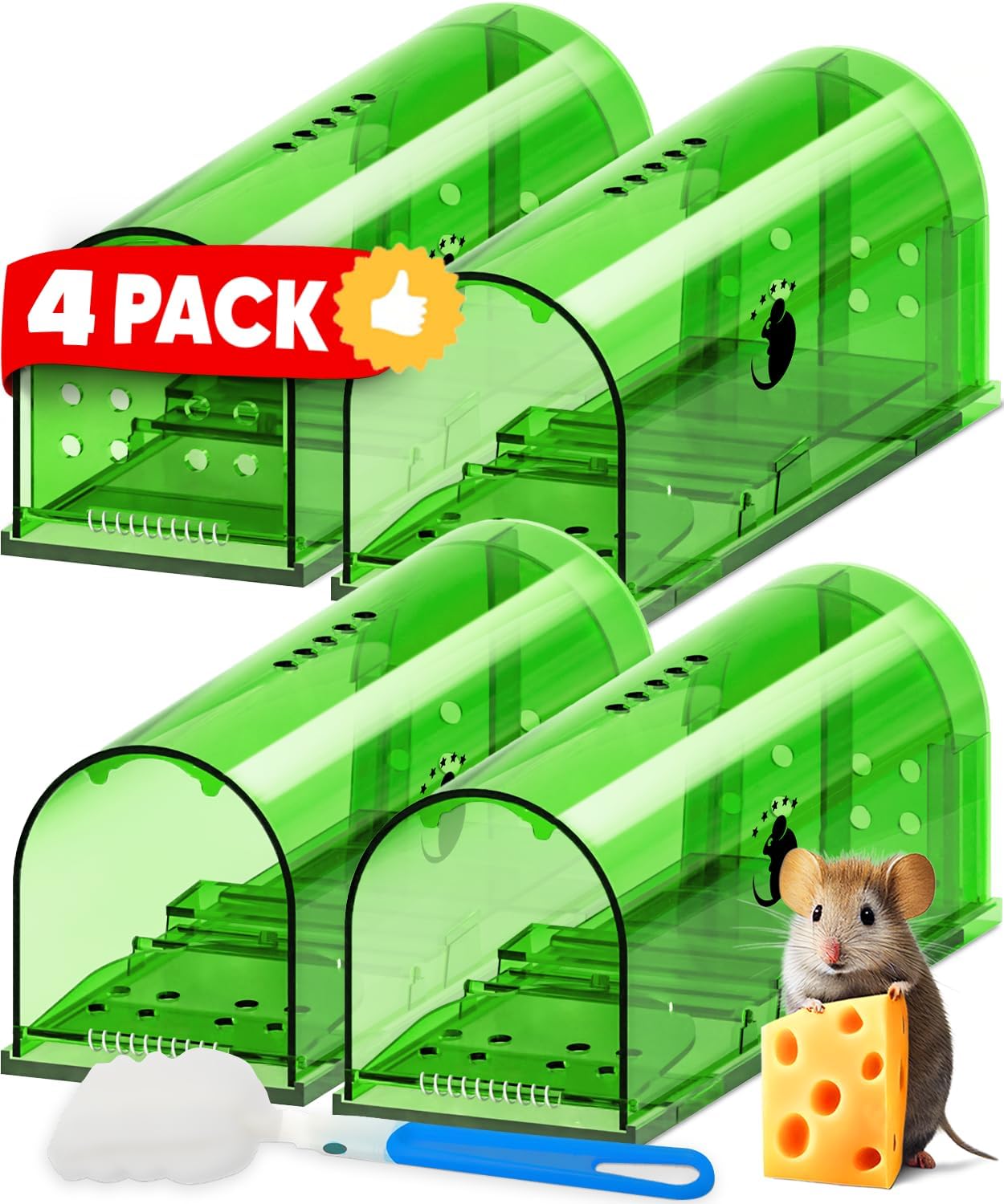 4-Pack Mouse Trap - My Good Buys - 4-Pack Mouse Trap