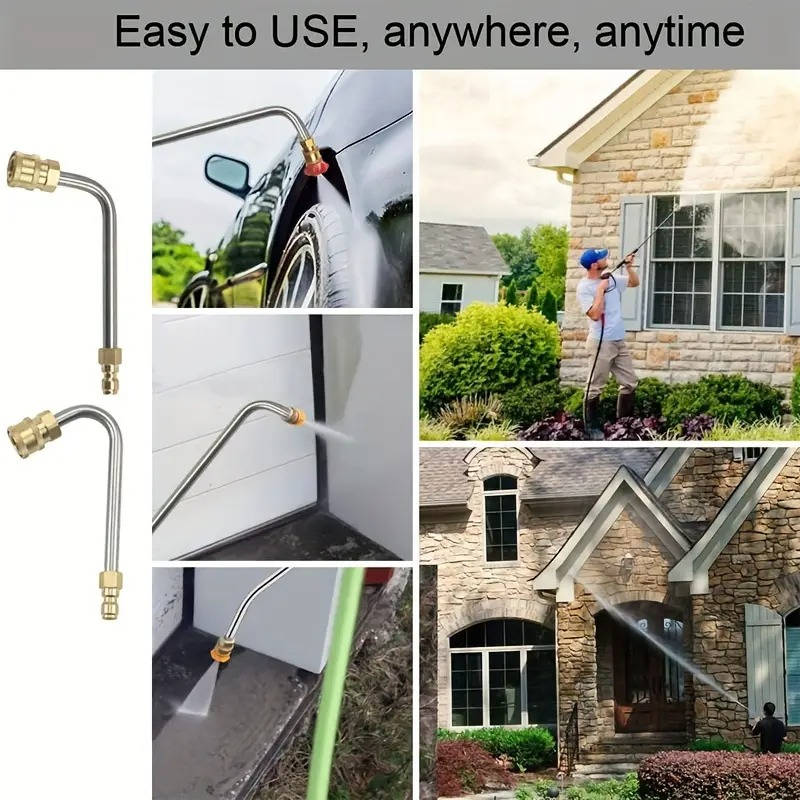 4000 PSI Telescoping High Pressure Power Washer Extension Wands For Gutter & Roof Drainage & Walls Cleaning - My Good Buys - 4000 PSI Telescoping High Pressure Power Washer Extension Wands For Gutter & Roof Drainage & Walls Cleaning