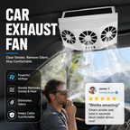 ✈️The New Solar Car Cooling Artifact [air circulation exhaust fan]