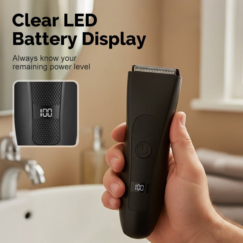 📢📢50% OFF !!✨Digital Display Body Trimmer for Men - My Good Buys - 📢📢50% OFF !!✨Digital Display Body Trimmer for Men