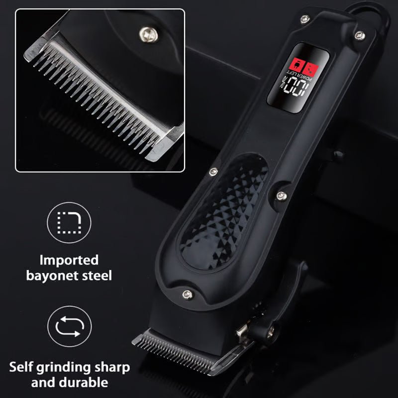 💇 50% OFF! 📣 Durable & Sharp Electric Hair Clipper Set – Self-Sharpening Blades, Quiet Brushless Motor & Smart Display Screen ✂️ - My Good Buys - 💇 50% OFF! 📣 Durable & Sharp Electric Hair Clipper Set – Self-Sharpening Blades, Quiet Brushless Motor & Smart Display Screen ✂️