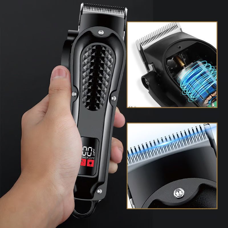 💇 50% OFF! 📣 Durable & Sharp Electric Hair Clipper Set – Self-Sharpening Blades, Quiet Brushless Motor & Smart Display Screen ✂️ - My Good Buys - 💇 50% OFF! 📣 Durable & Sharp Electric Hair Clipper Set – Self-Sharpening Blades, Quiet Brushless Motor & Smart Display Screen ✂️