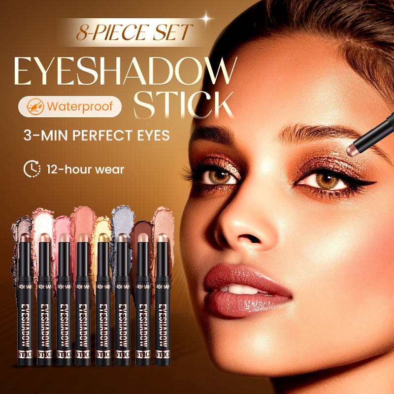 🎄50K+ SOLD! 🎁✨8 Colors Glitter Eyeshadow Stick Waterproof & Long-Wearing & Multi-Use - My Good Buys - 🎄50K+ SOLD! 🎁✨8 Colors Glitter Eyeshadow Stick Waterproof & Long-Wearing & Multi-Use