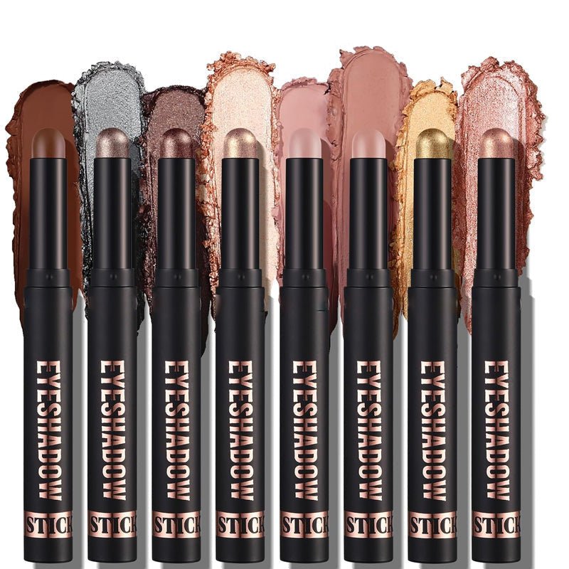 🎄50K+ SOLD! 🎁✨8 Colors Glitter Eyeshadow Stick Waterproof & Long-Wearing & Multi-Use - My Good Buys - 🎄50K+ SOLD! 🎁✨8 Colors Glitter Eyeshadow Stick Waterproof & Long-Wearing & Multi-Use