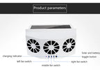 ✈️The New Solar Car Cooling Artifact [air circulation exhaust fan]