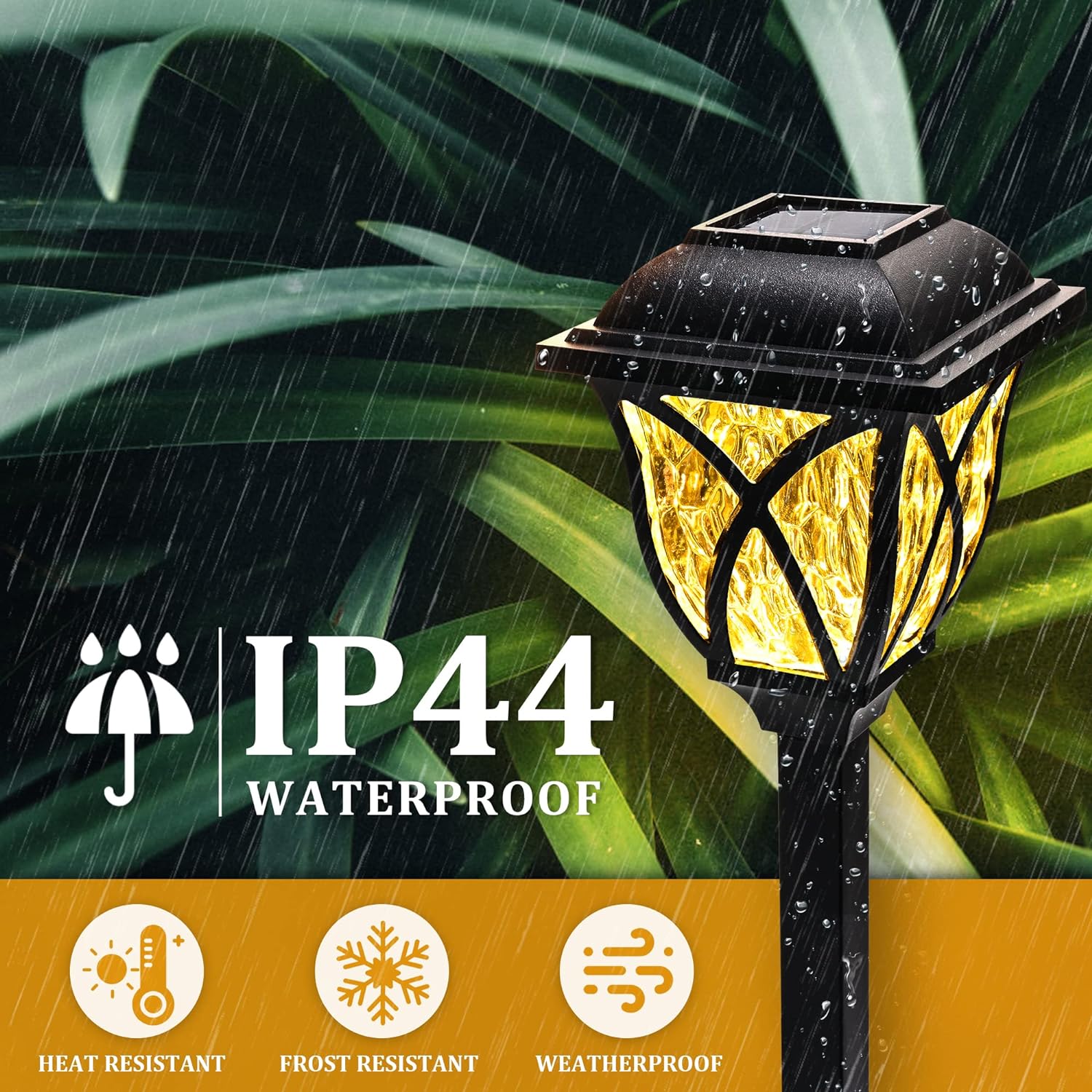 6 Pack Led Solar Pathway Garden Lights Outdoor - My Good Buys - 6 Pack Led Solar Pathway Garden Lights Outdoor