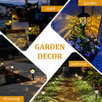 6 Pack Led Solar Pathway Garden Lights Outdoor - My Good Buys - 6 Pack Led Solar Pathway Garden Lights Outdoor
