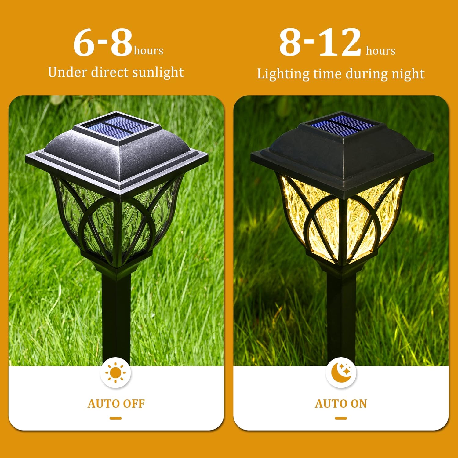 6 Pack Led Solar Pathway Garden Lights Outdoor - My Good Buys - 6 Pack Led Solar Pathway Garden Lights Outdoor