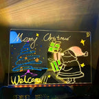USB LED Noteboard with 12 Colored Pens - Bright Message Board for Office & Home