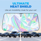 💎 Blocks 99% Heat & UV, Foldable Design for Instant Cool Interior & Dashboard Protection ☀️🚗
