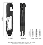Multi-function Ratchet Tire Lever with Hex Wrench and File Blade