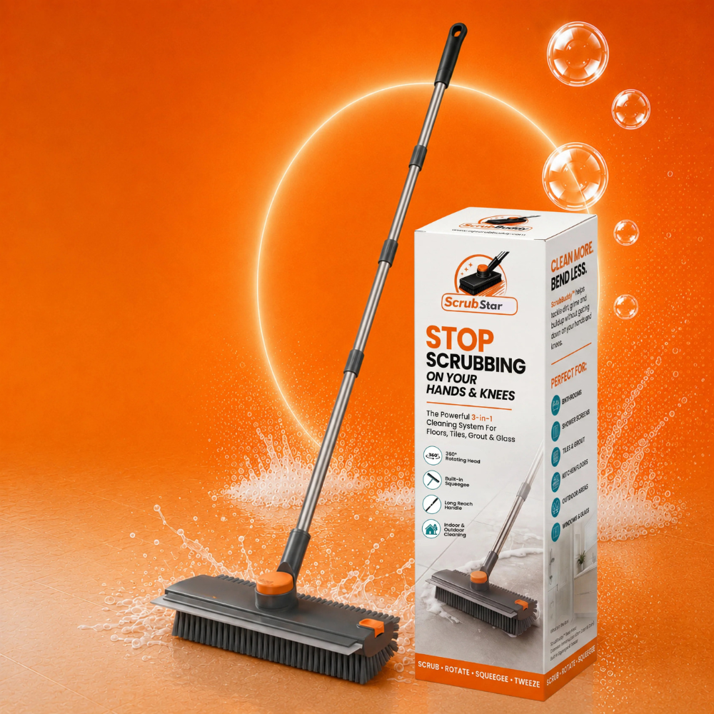 Scrubstar™ - Powerful 3 in 1 Floor Scrub Brush