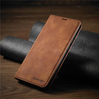 Huawei Case: Magnetic Leather Bag for Stylish Protection