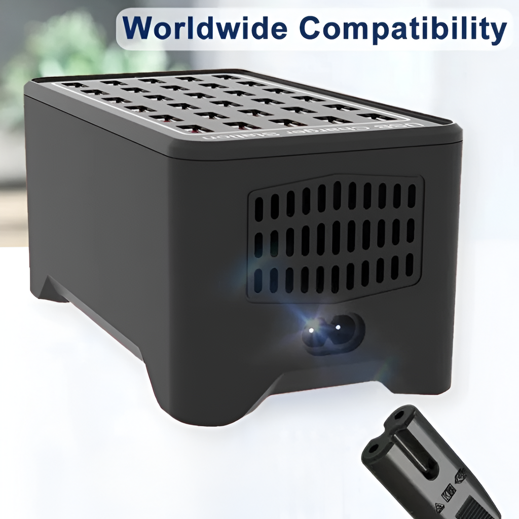PowerPort Pro 30 - Universal Multi-USB Charging Station with 30 Ports