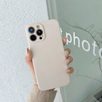 Pastel Solid Color Silicone iPhone Case