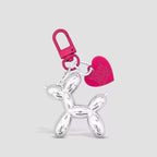 Balloon dog keychain